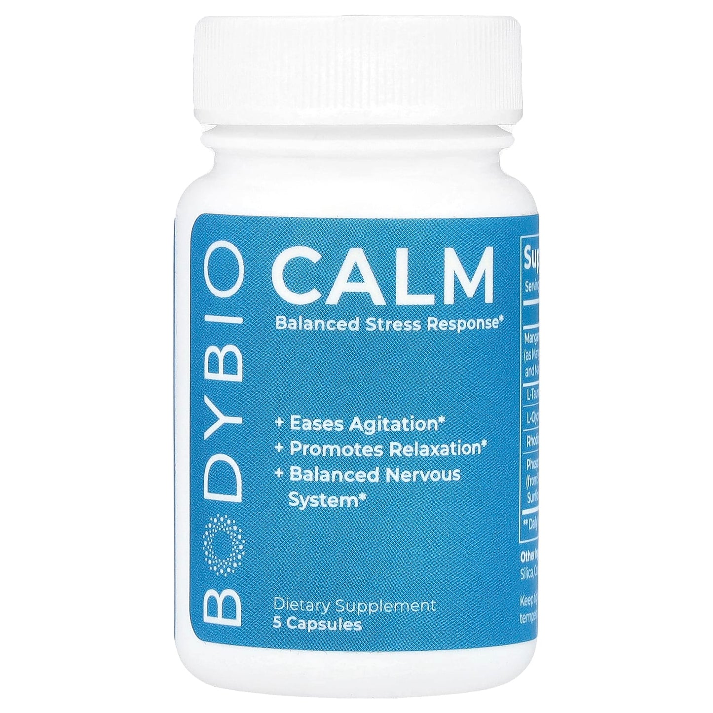 BodyBio Calm Stress Relief Capsules for Everyday Balance - Image 1