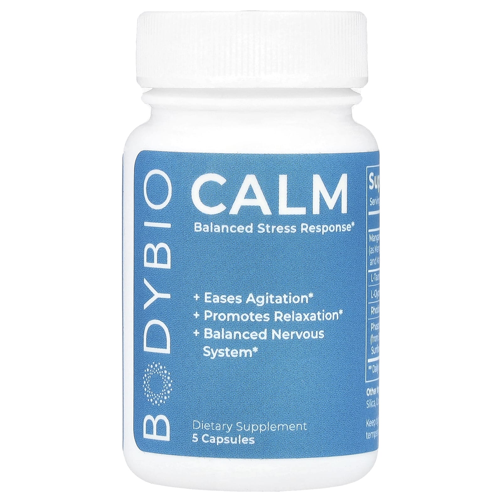 BodyBio Calm Stress Relief Capsules for Everyday Balance - Image 1