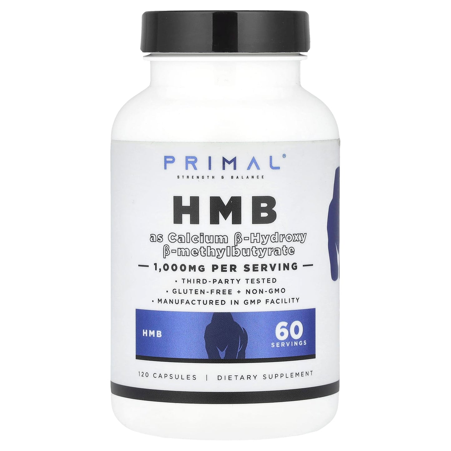 PrePrimal, HMB, 120 Capsules (500 mg per Capsule) - Image 1