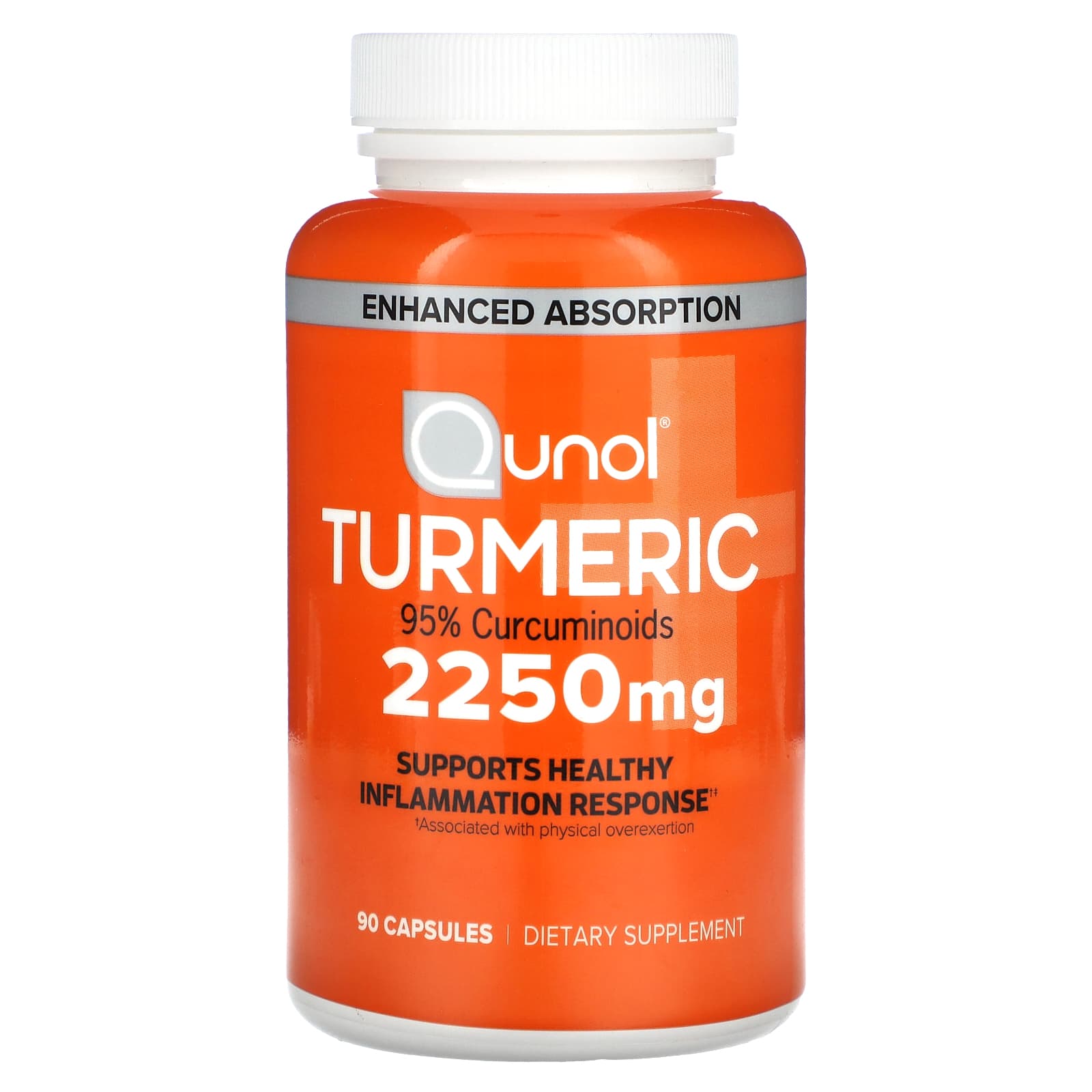 Qunol, Turmeric, 90 Capsules (750 mg per Capsule) - Image 1