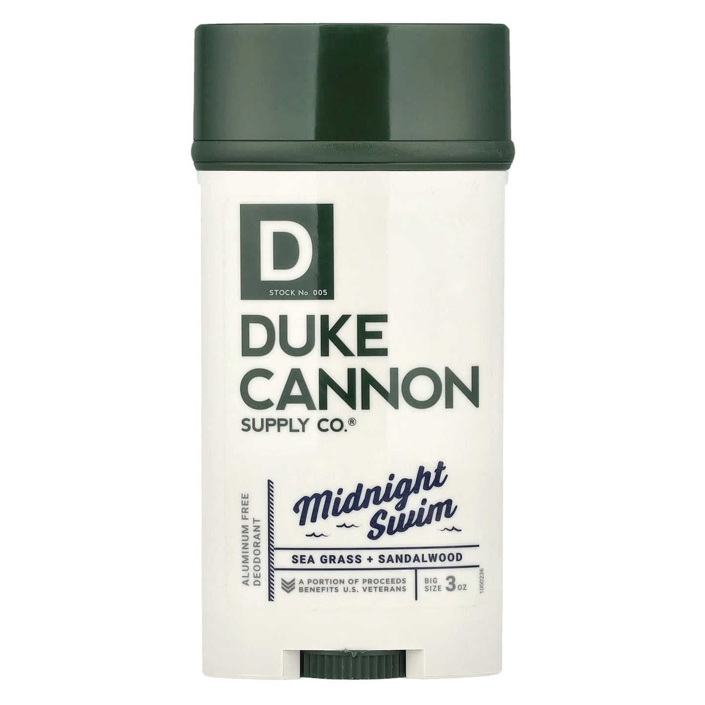 Aluminum-Free Deodorant by Duke Cannon Supply Co. - Midnight Swim - Image 1
