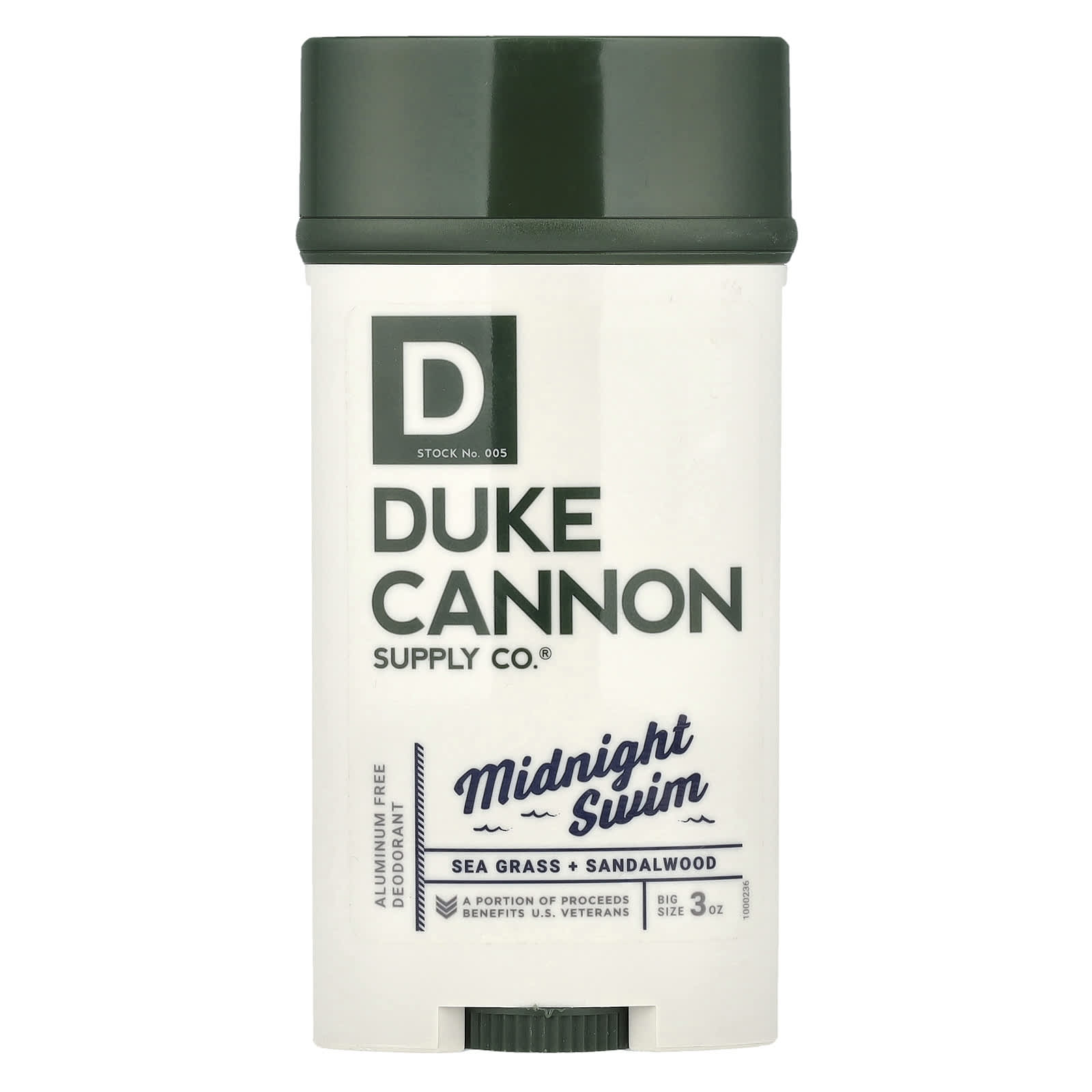 Aluminum-Free Deodorant by Duke Cannon Supply Co. - Midnight Swim - Image 1