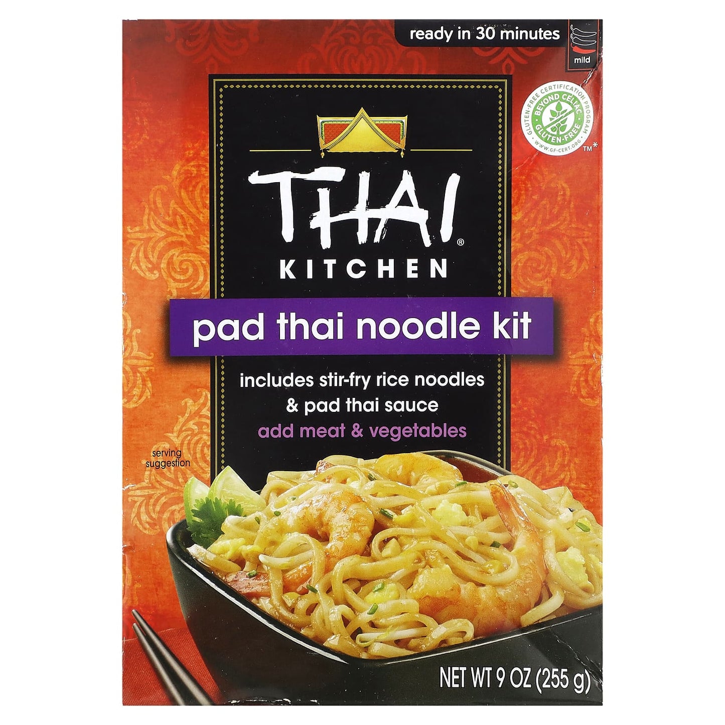 Thai Kitchen, Pad Thai Noodle Kit, Mild, 9 oz (255 g) - Image 1
