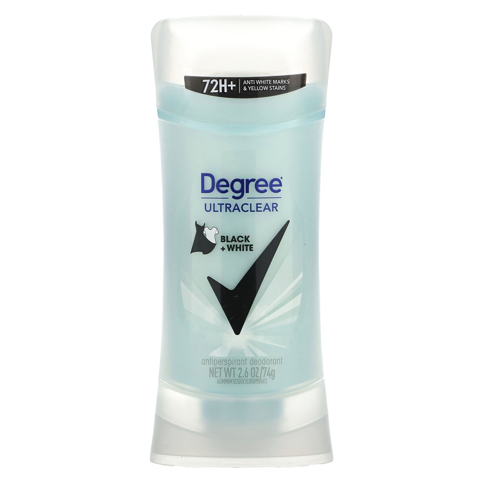 Degree UltraClear Black+White Antiperspirant Deodorant for Women - 72H Protection - Image 1