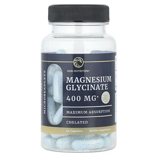 Nobi Nutrition Magnesium Glycinate Supplement - 60 Capsules (200mg)
