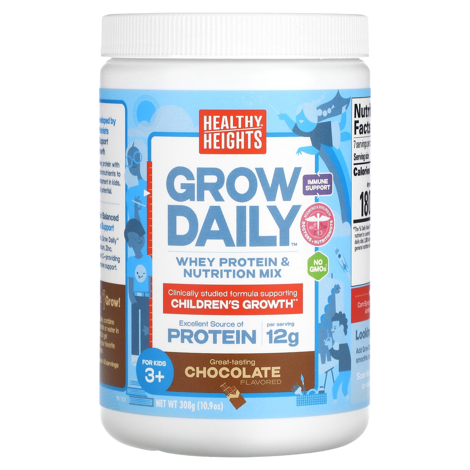 Healthy Growth for Kids with Delicious Chocolate Whey Protein Mix - Image 1