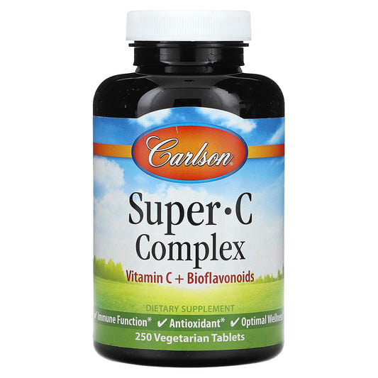 Carlson Super C Complex - Immune Boosting Vitamin C Tablets - Image 1