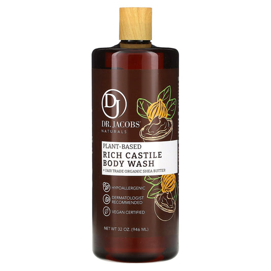 Nourishing Plant-Based Castile Body Wash with Organic Shea Butter - Image 1