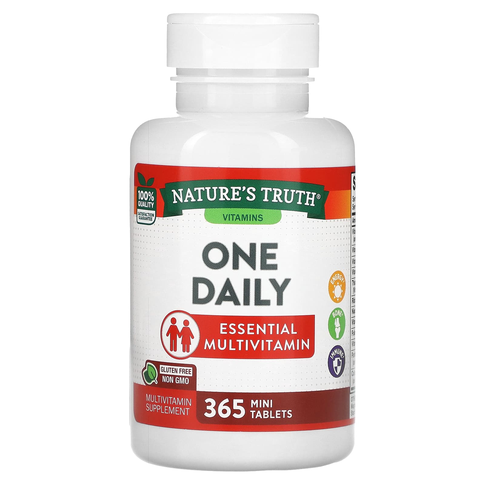 Nature's Truth, One Daily Essential Multivitamin, 365 Mini Tablets - Image 1