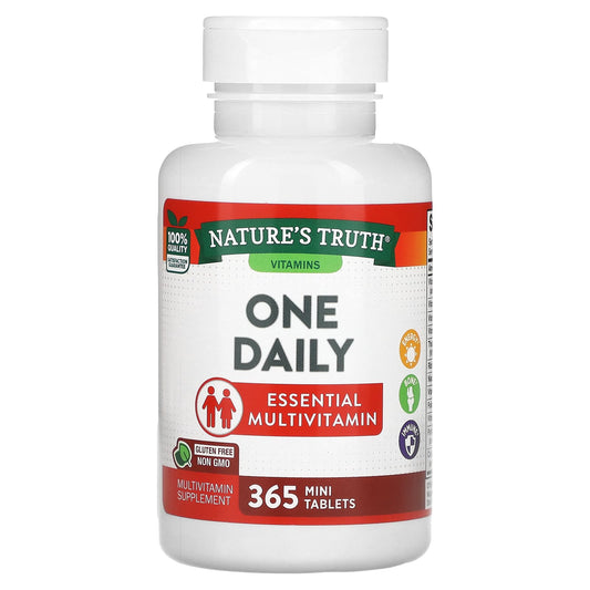 Nature's Truth, One Daily Essential Multivitamin, 365 Mini Tablets - Image 1