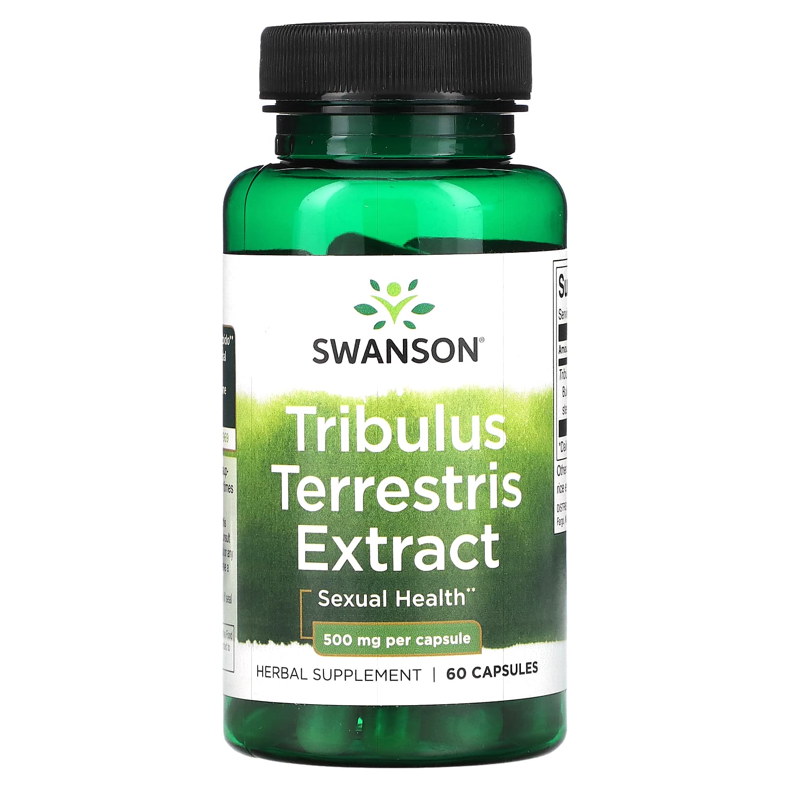 Swanson, Tribulus Terrestris Extract, 500 mg, 60 Capsules - Image 1