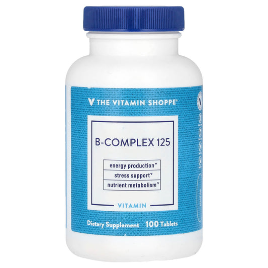 The Vitamin Shoppe, B-Complex 125, 100 Tablets - Image 1
