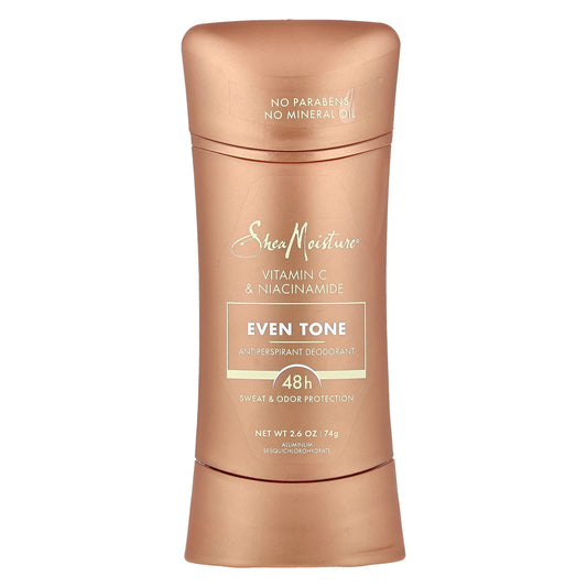 SheaMoisture, Even Tone, Antiperspirant Deodorant, Vitamin C & Niacinamide, 2.6 oz (74 g) - Image 1