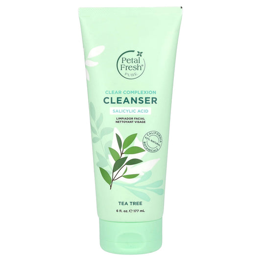 Petal Fresh, Pure, Clear Complexion Cleanser, Tea Tree, 6 fl oz (177 ml) - Image 1