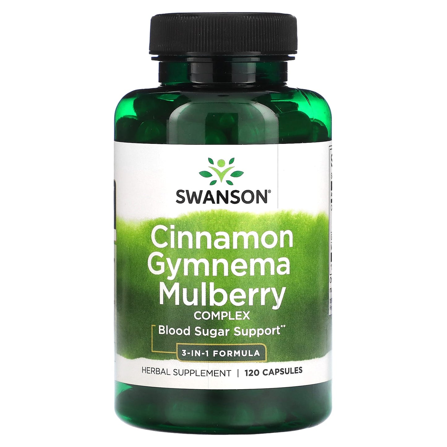 Swanson, Cinnamon Gymnema Mulberry Complex, 120 Capsules - Image 1
