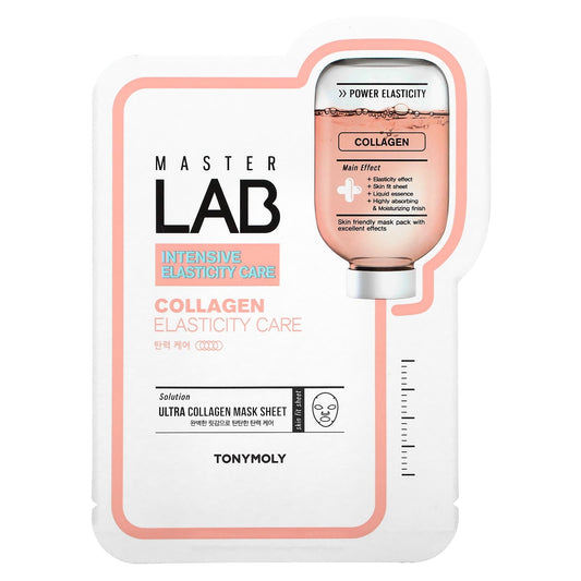 TonyMoly, Master Lab, Collagen Elasticity Care Beauty Mask, 1 Sheet, 0.67 oz (19 g) - Image 1
