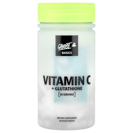 Ghost Vitamin C + Glutathione Supplement 60 Veggie Capsules - Image 1