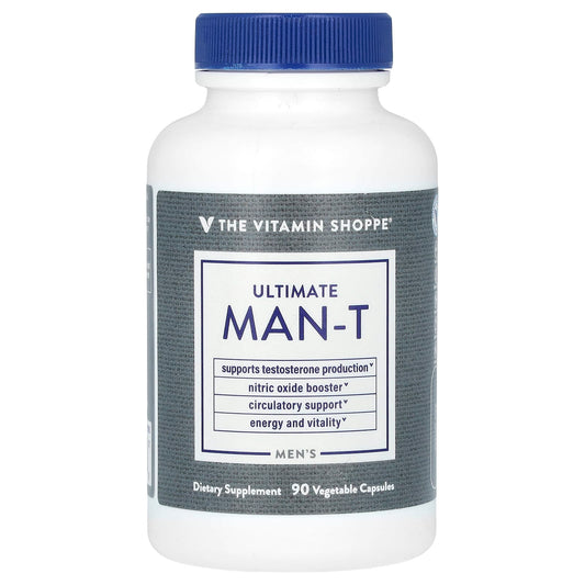 The Vitamin Shoppe, Men's Ultimate Man-T, 90 Vegetable Capsules - Image 1