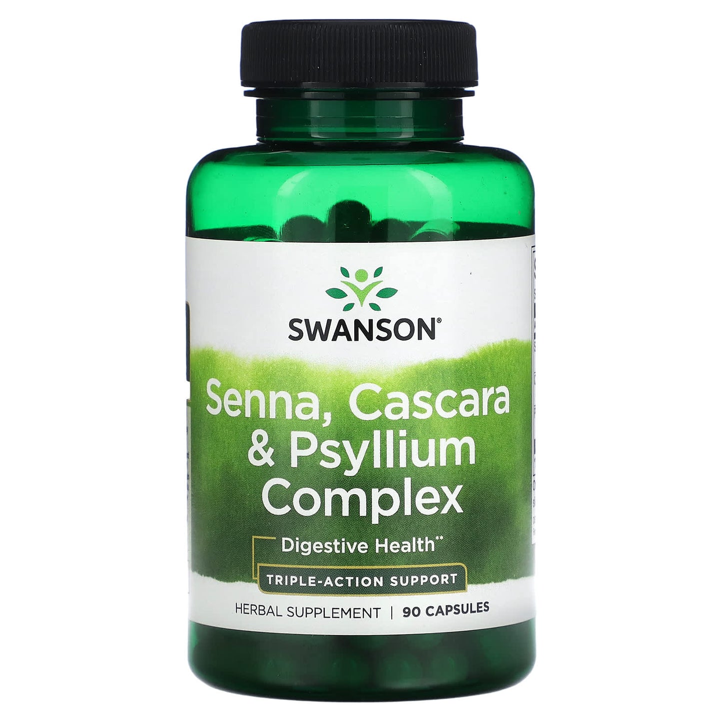 Swanson, Senna, Cascara & Psyllium Complex, 90 Capsules - Image 1