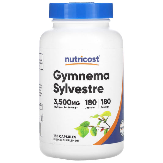 Nutricost, Gymnema Sylvestre, 3,500 mg, 180 Capsules - Image 1