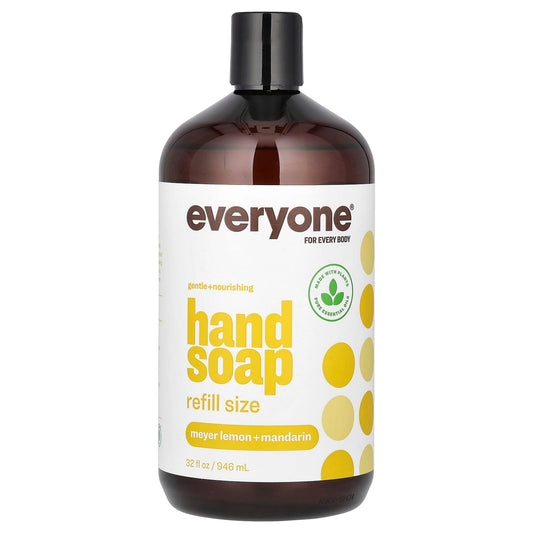 Meyer Lemon + Mandarin Hand Soap Refill, Gentle, Vegan, Cruelty-Free, 32 fl oz - Image 1