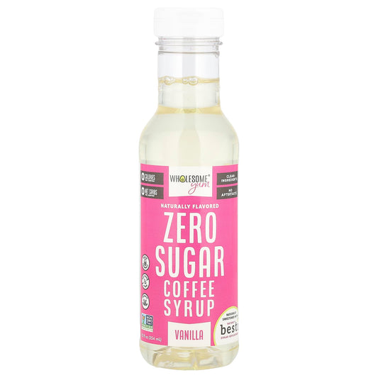 Wholesome Yum, Zero Sugar Coffee Syrup, Vanilla, 12 fl oz (354 ml) - Image 1