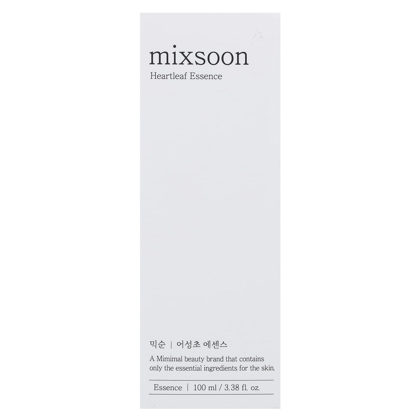 Mixsoon, Heartleaf Essence, 3.3. fl oz (100 ml) - Image 2