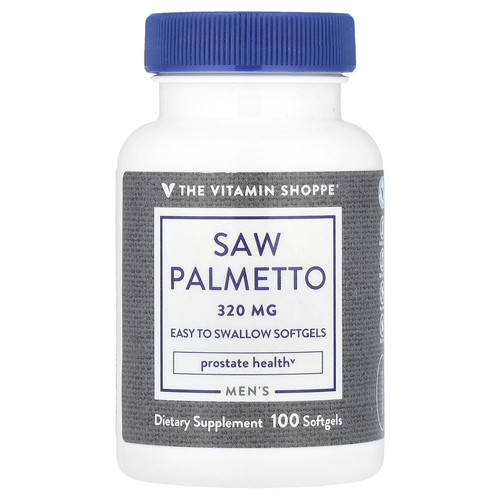 The Vitamin Shoppe, Men's Saw Palmetto, 320 mg, 100 Softgels - Image 1