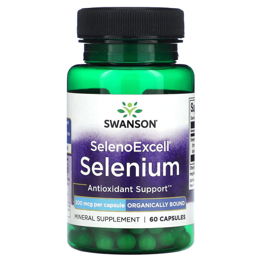 Swanson, SelenoExcell, Selenium, 200 mcg, 60 Capsules - Image 1