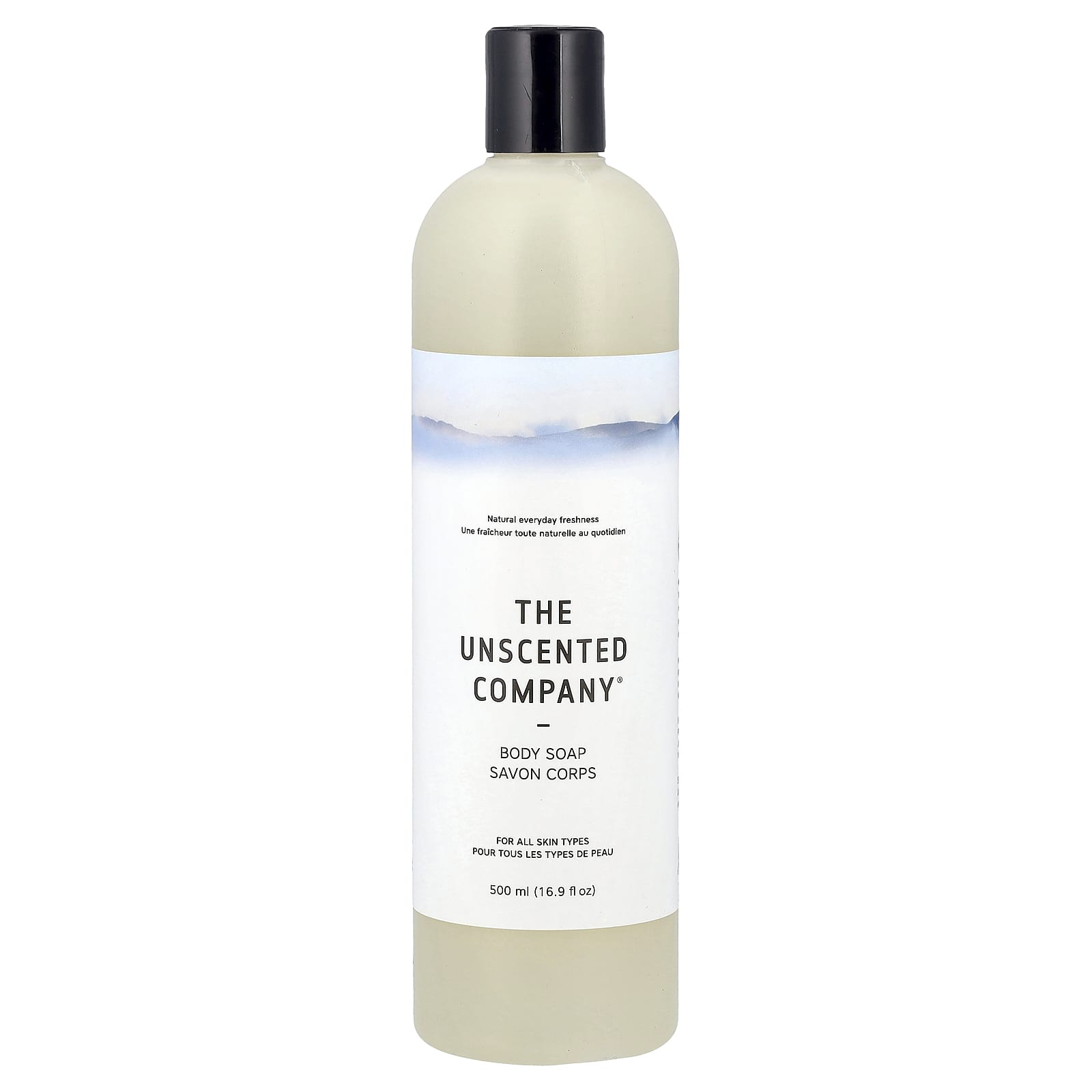 The Unscented Company, Body Soap, For All Skin Types, Fragrance Free, 16.9 fl oz (500 ml) - Image 1