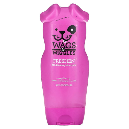 Wags & Wiggles, Freshen Deodorizing Shampoo, Very Berry, 16 fl oz (473 ml) - Image 1