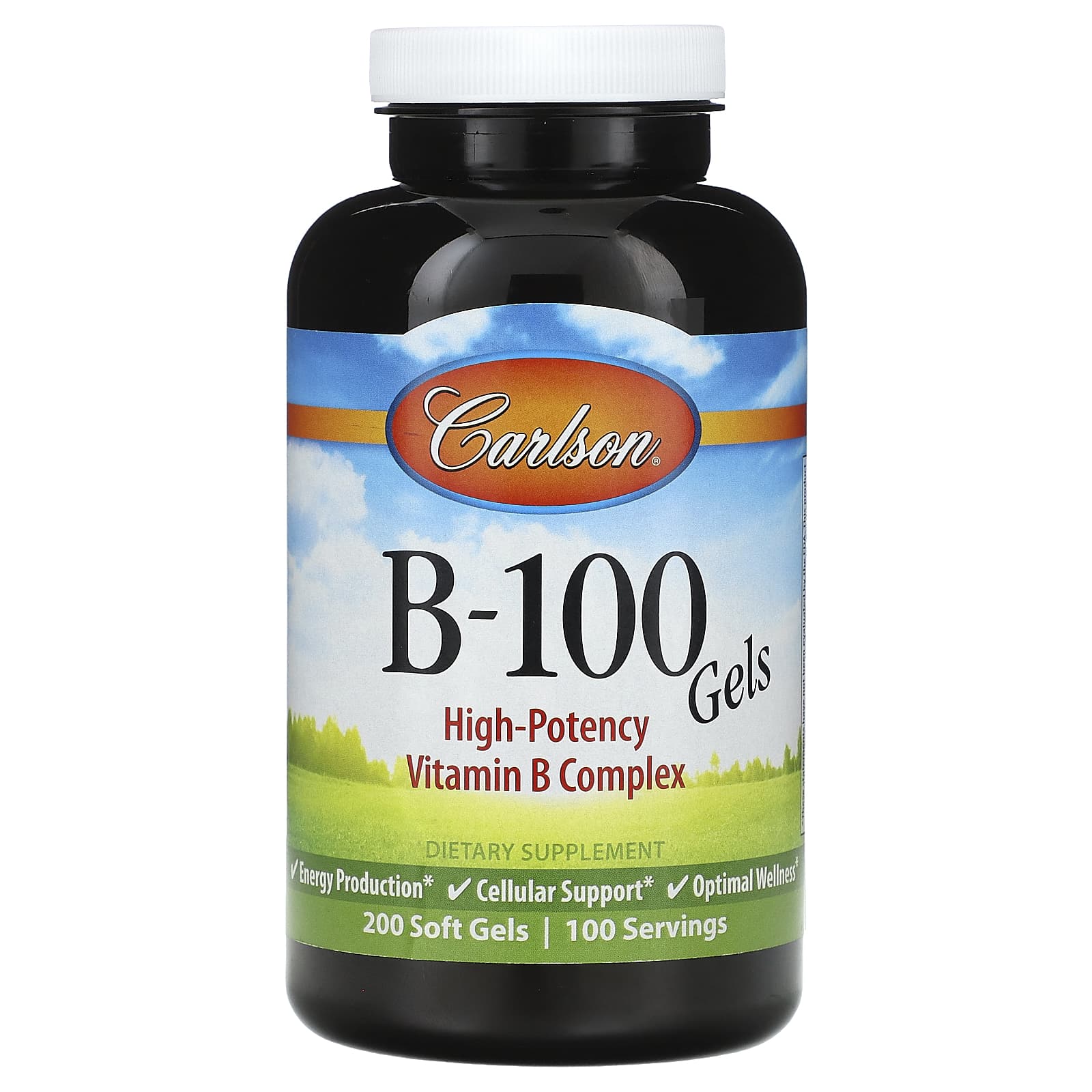 Carlson Vitamin B-100 for Optimal Energy Support - Image 1