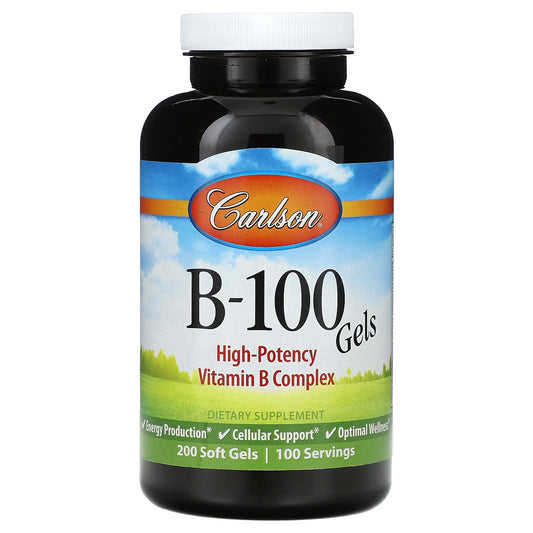 Carlson Vitamin B-100 for Optimal Energy Support - Image 1