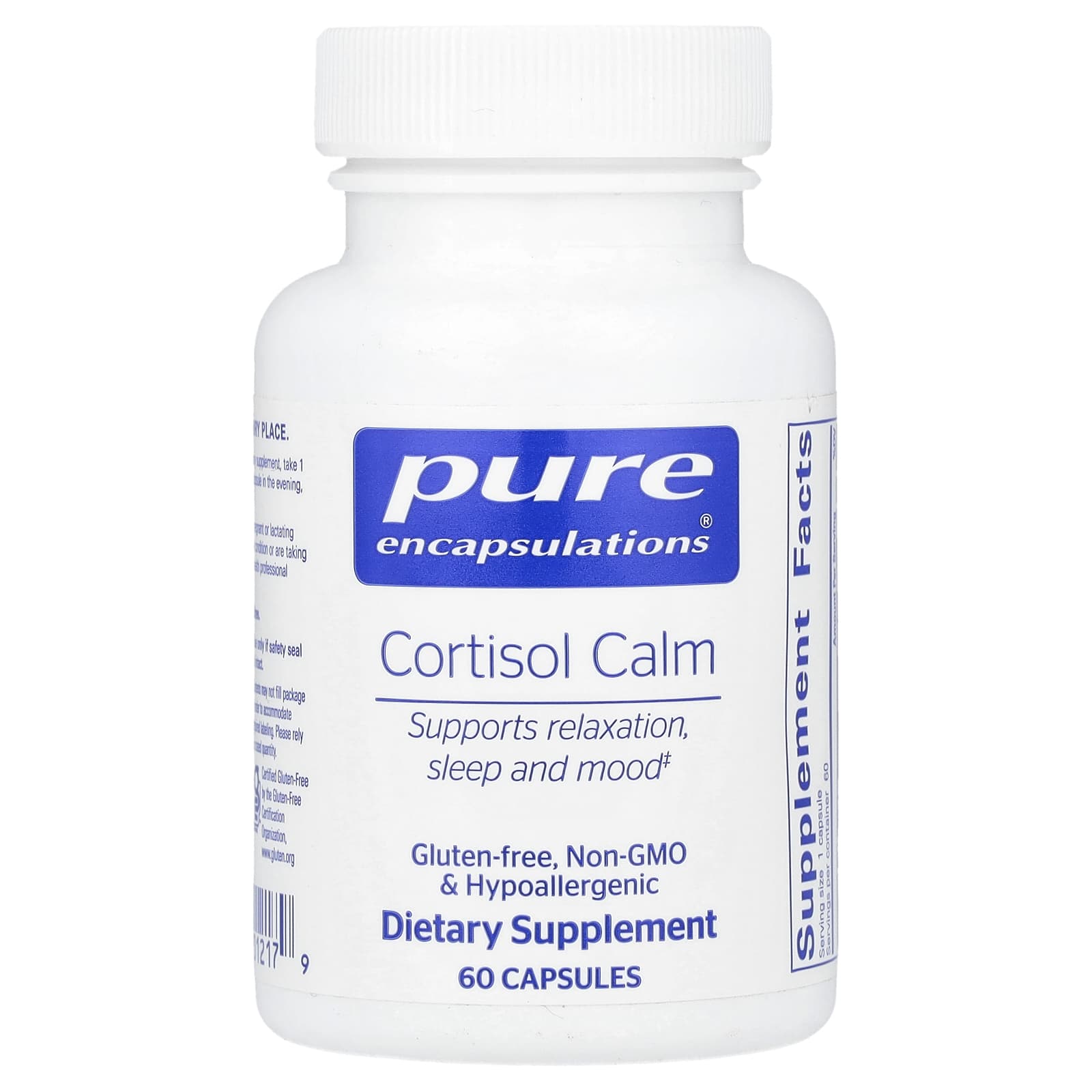 Pure Encapsulations, Cortisol Calm, 60 Capsules - Image 1