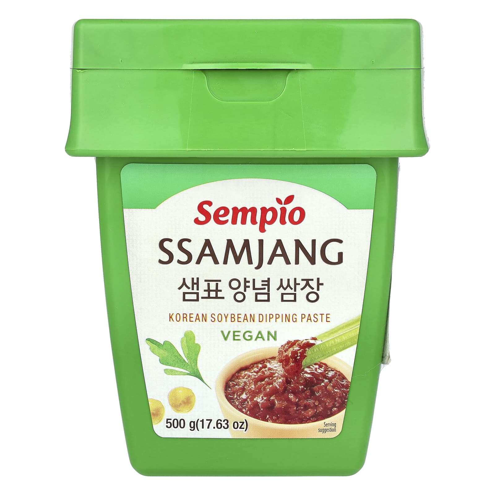 Sempio, Ssamjang, Korean Soybean Dipping Paste, Vegan, 17.63 oz (500 g) - Image 1