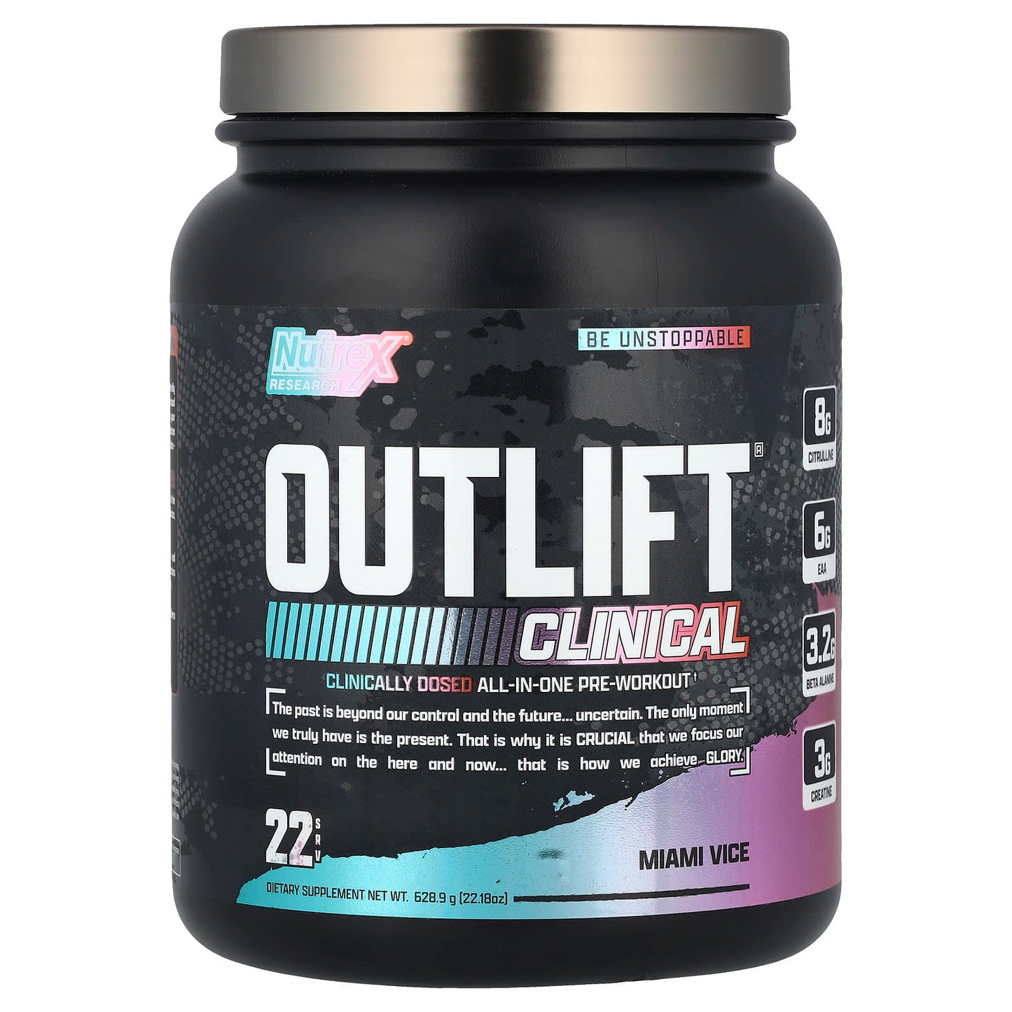 Nutrex Research, Outlift® Clinical, Miami Vice, 22.18 oz (628.9 g) - Image 1