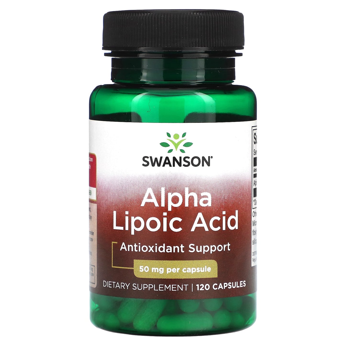 Swanson, Alpha Lipoic Acid, 50 mg, 120 Capsules - Image 1