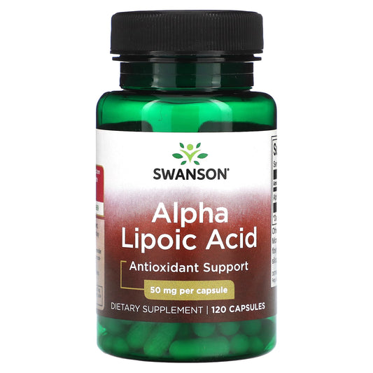 Swanson, Alpha Lipoic Acid, 50 mg, 120 Capsules - Image 1