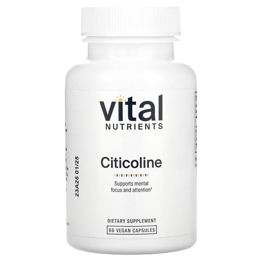 Vital Nutrients, Citicoline, 60 Vegan Capsules - Image 1