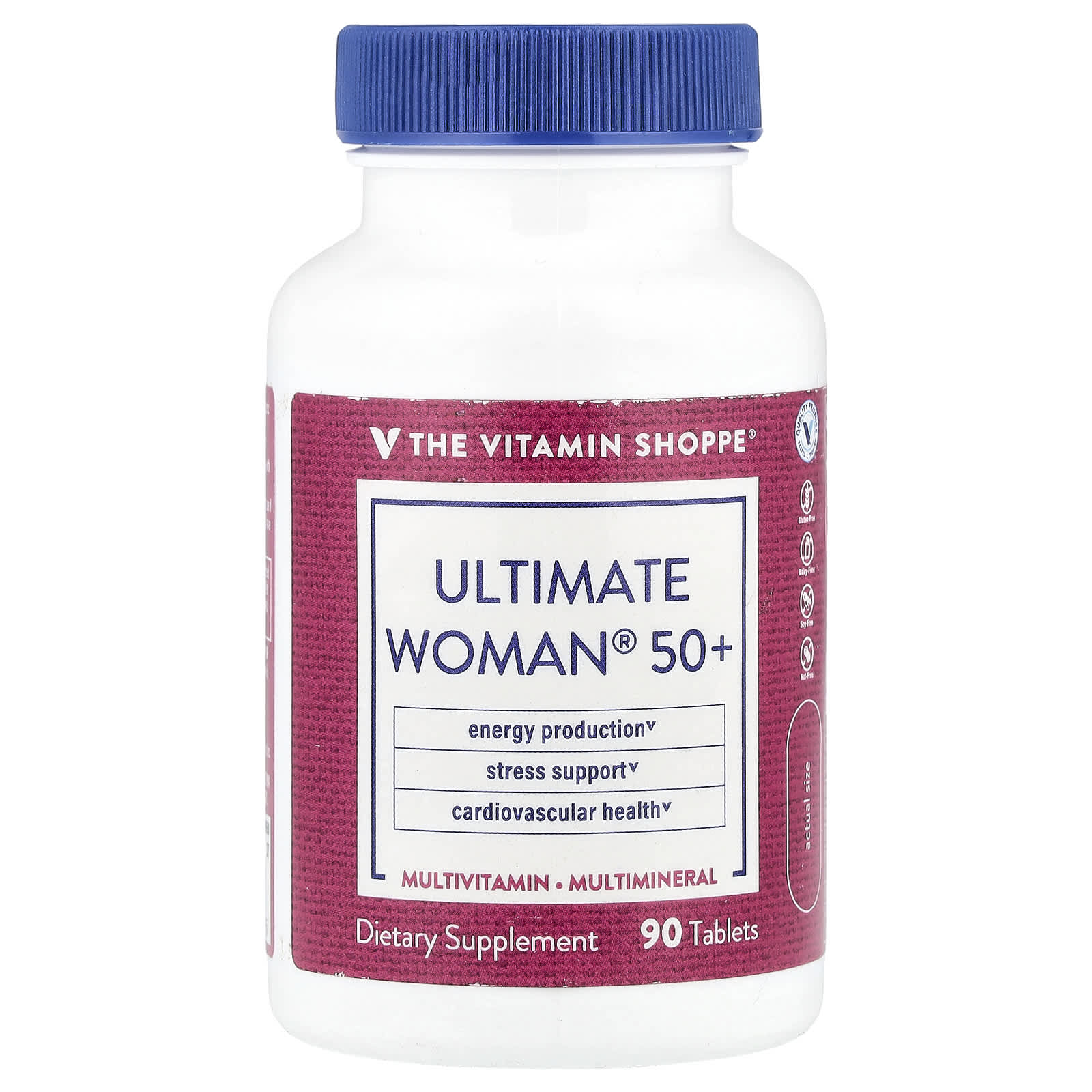 The Vitamin Shoppe, Ultimate Woman® 50+, Multivitamin & Multimineral, 90 Tablets - Image 1