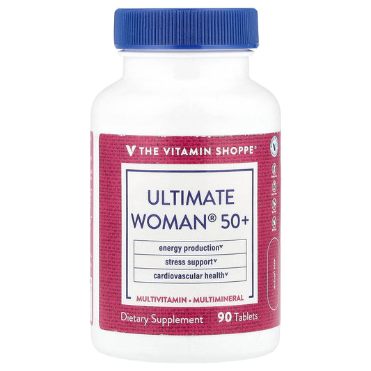 The Vitamin Shoppe, Ultimate Woman® 50+, Multivitamin & Multimineral, 90 Tablets - Image 1