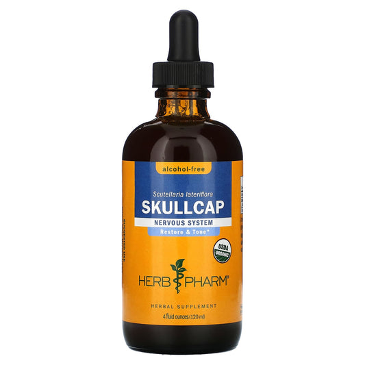 Organic Skullcap Tonic by Herb Pharm, Non-Alcoholic, 4 fl oz - Image 1