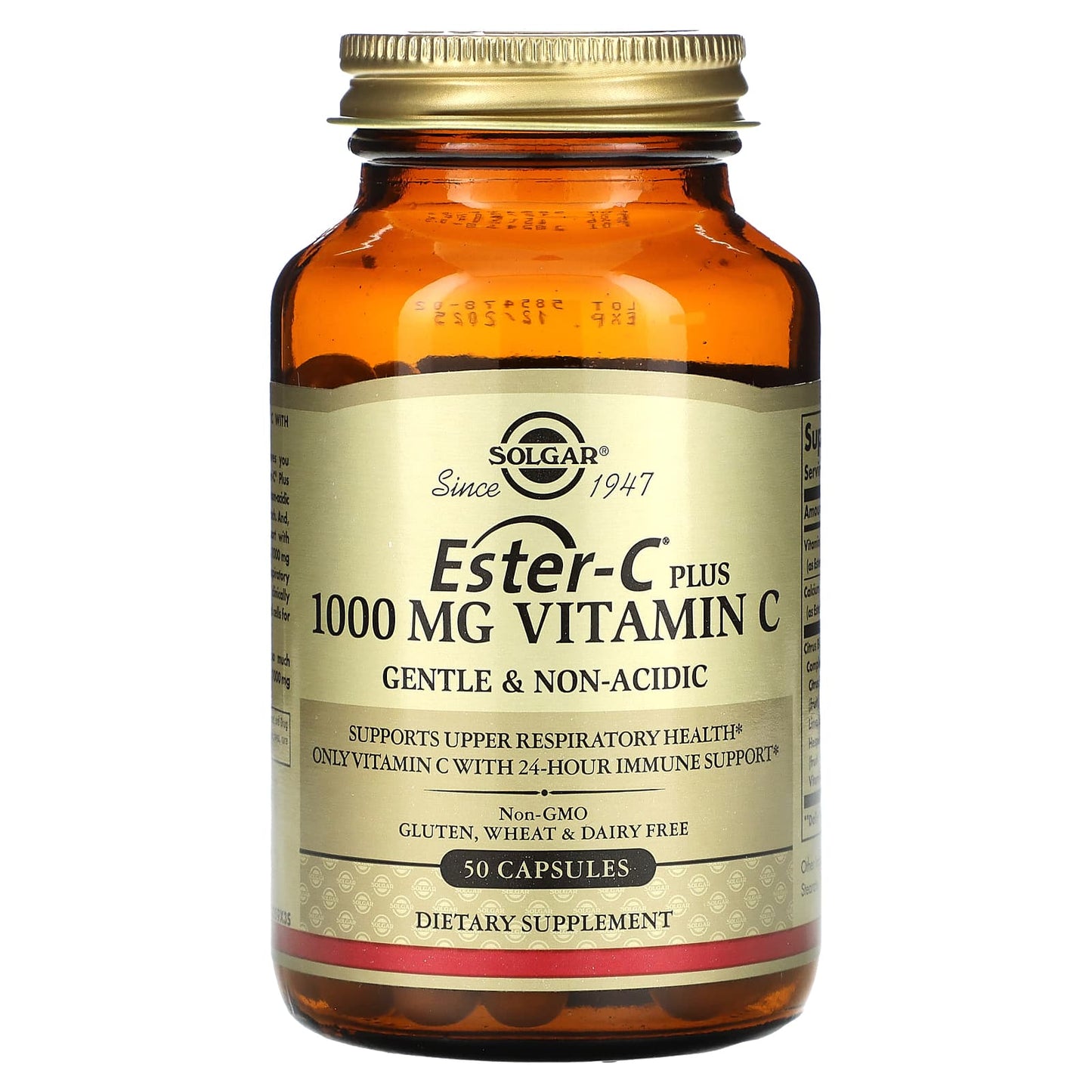 Solgar, Ester-C Plus, Vitamin C, 1,000 mg, 50 Capsules - Image 1