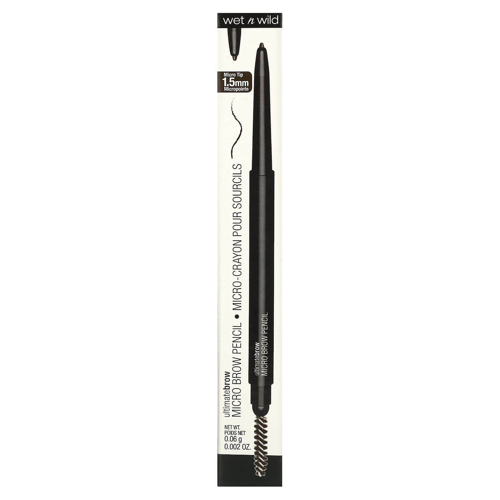wet n wild, Ultimate Brow, Micro Brow Pencil, Deep Brown, 0.002 oz (0.06 g) - Image 2