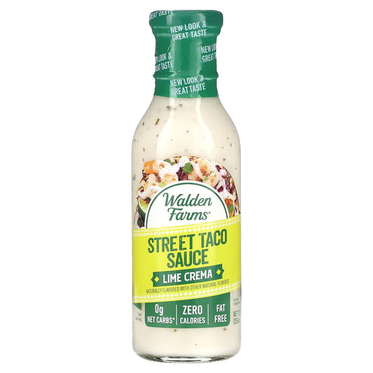 Walden Farms, Street Taco Sauce, Lime Crema, 12 fl oz (355 ml) - Image 1