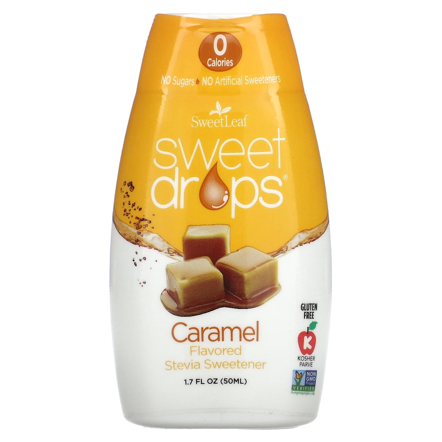 SweetLeaf Stevia, Sweet Drops, Caramel, 1.7 fl oz (50 ml) - Image 1