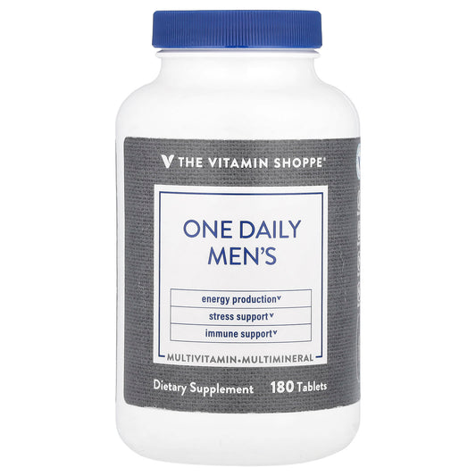 The Vitamin Shoppe, One Daily Men's, 180 Tablets - Image 1