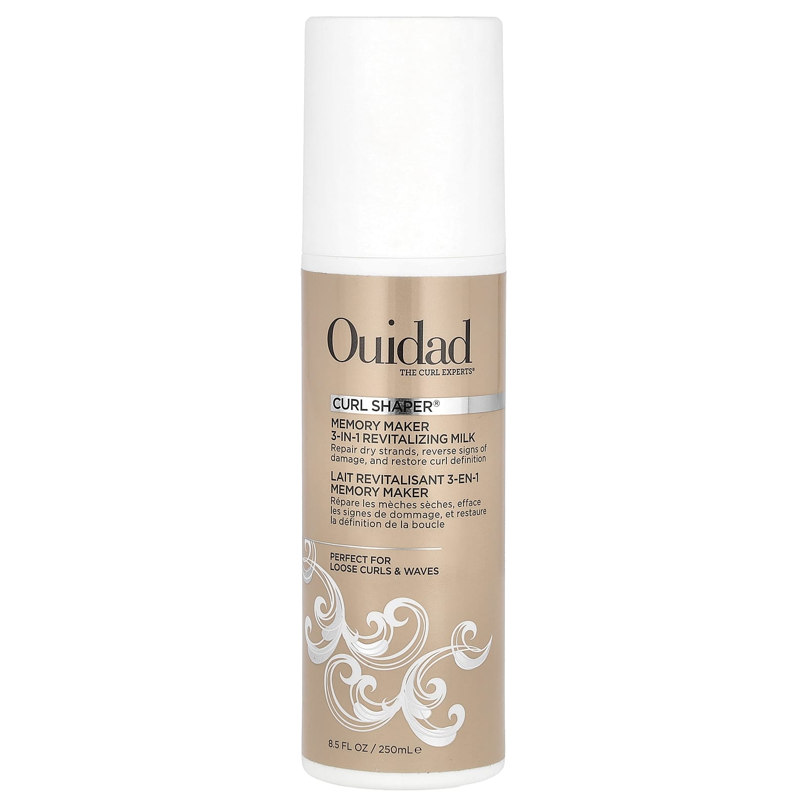 Ouidad, Curl Shaper®, Memory Maker 3-In-1 Revitalizing Milk, 8.5 fl oz (250 ml) - Image 1