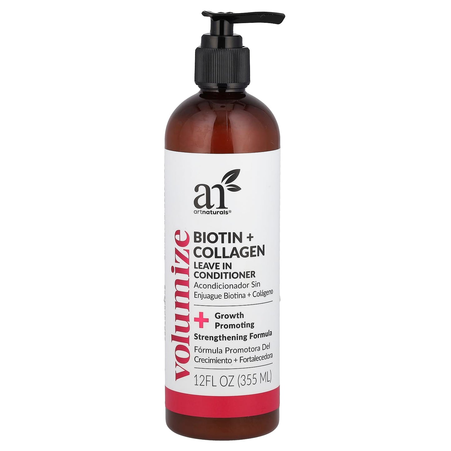 Volumize Leave-in Conditioner with Biotin & Collagen for Stronger Hair - Image 1