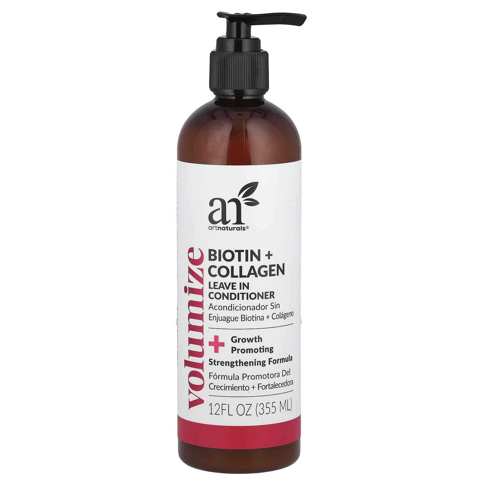 Volumize Leave-in Conditioner with Biotin & Collagen for Stronger Hair - Image 1